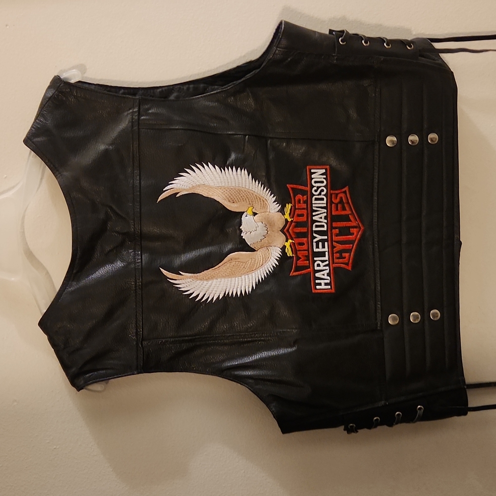 Hardly Davidson Motorcycle leather Vest